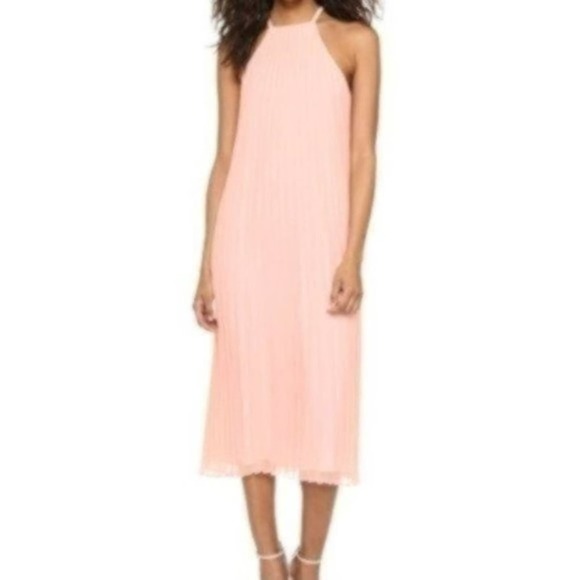 LIKELY Chester Pleated Chiffon Maxi Dress Size 4 - Picture 1 of 9